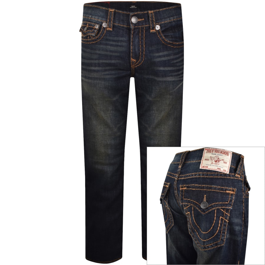 Image number 1 for True Religion Ricky Flap Jeans Blue