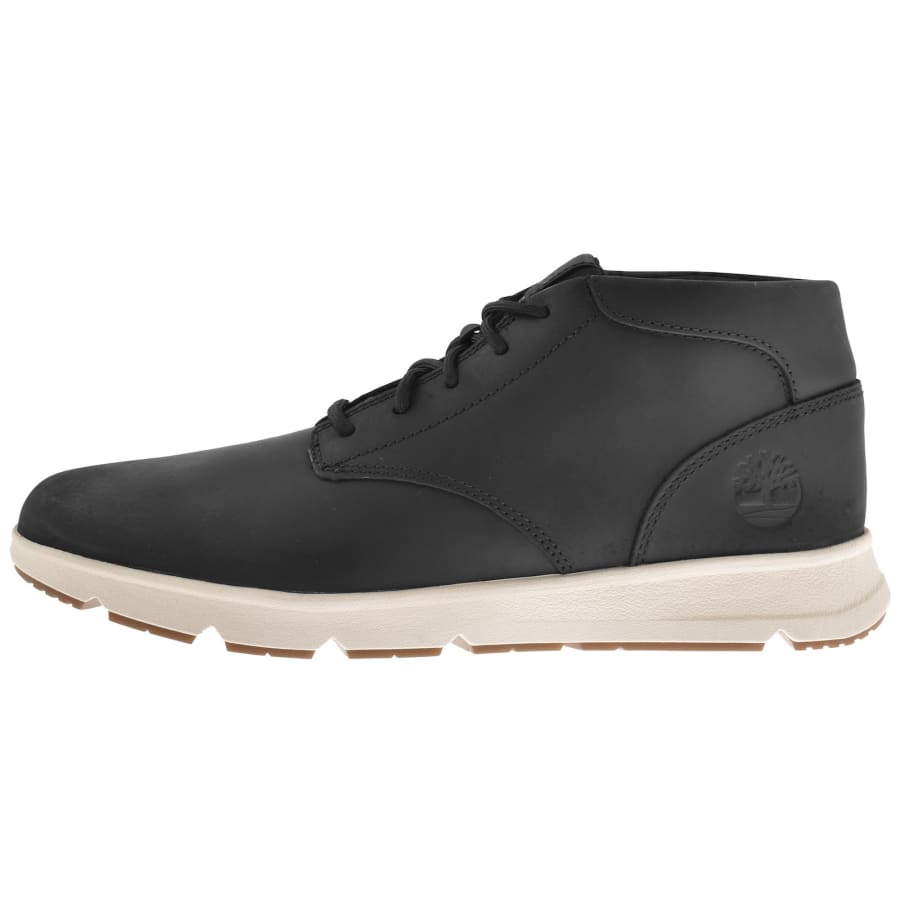 Image number 1 for Timberland Parker Street Mid Lace Trainer Black