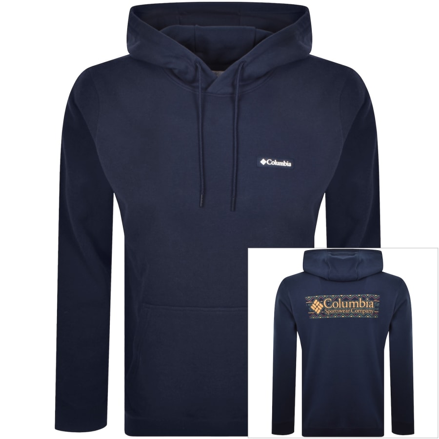 Image number 1 for Columbia Meridian Creek Hoodie Navy