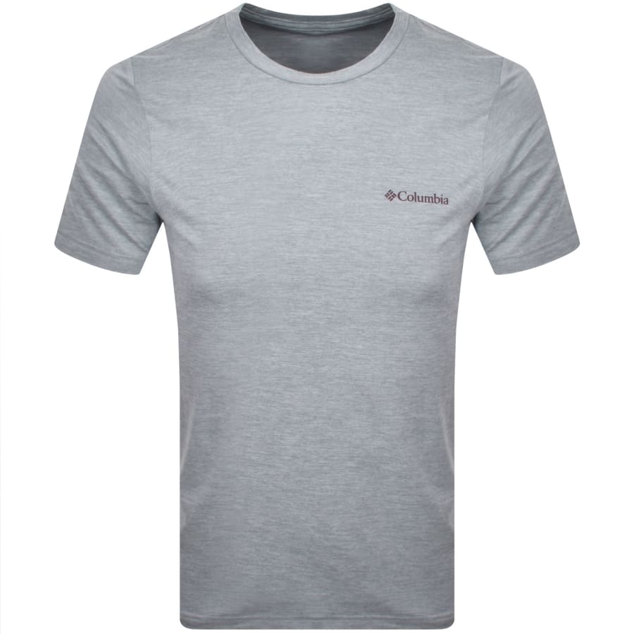 Image number 2 for Columbia Kwick Hike T Shirt Grey