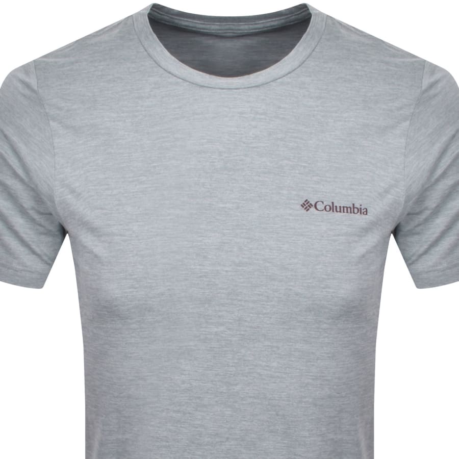 Image number 3 for Columbia Kwick Hike T Shirt Grey