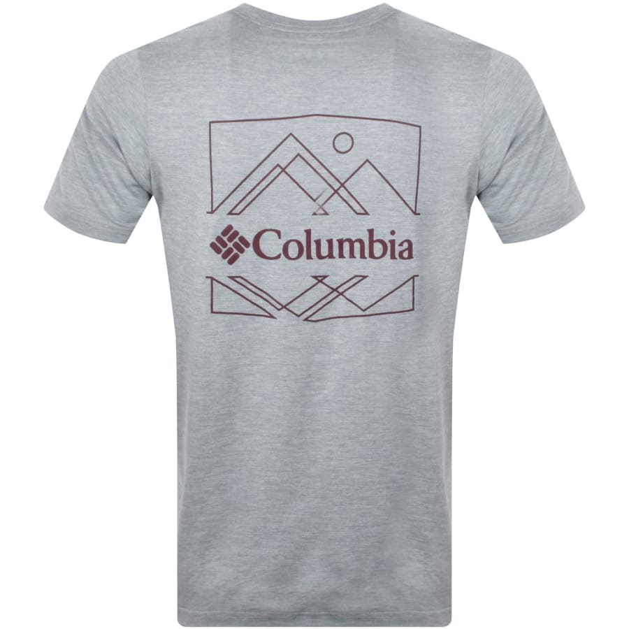 Image number 5 for Columbia Kwick Hike T Shirt Grey