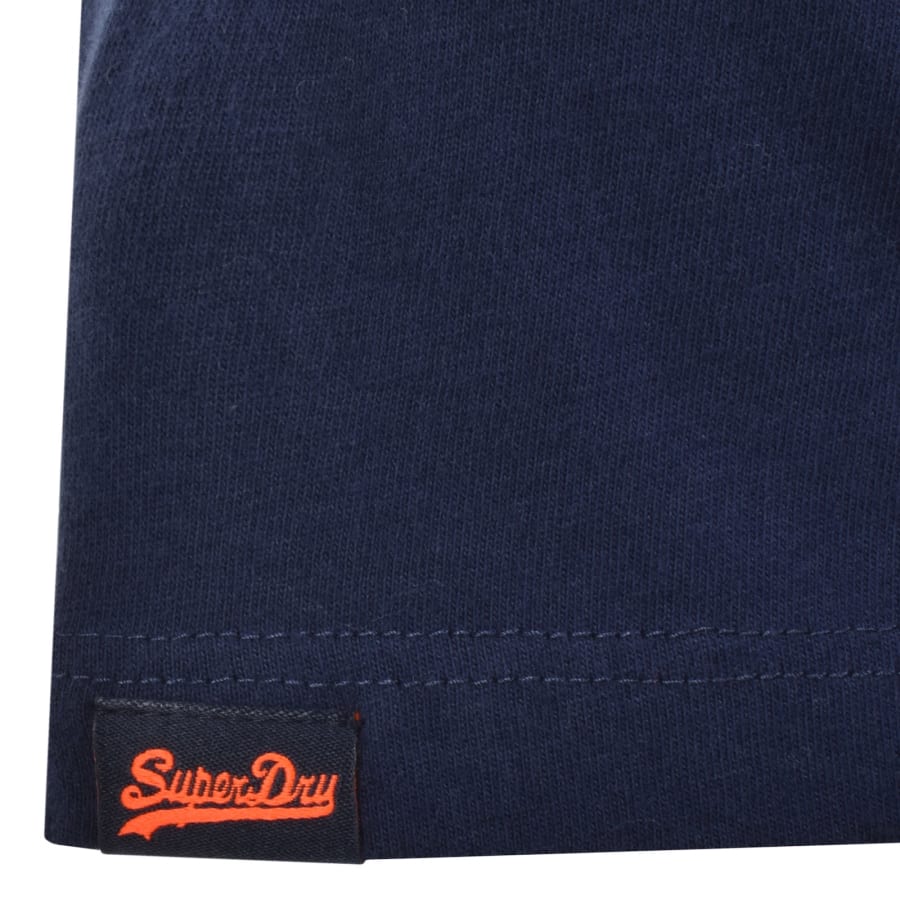 Image number 4 for Superdry Vintage Logo T Shirt Navy
