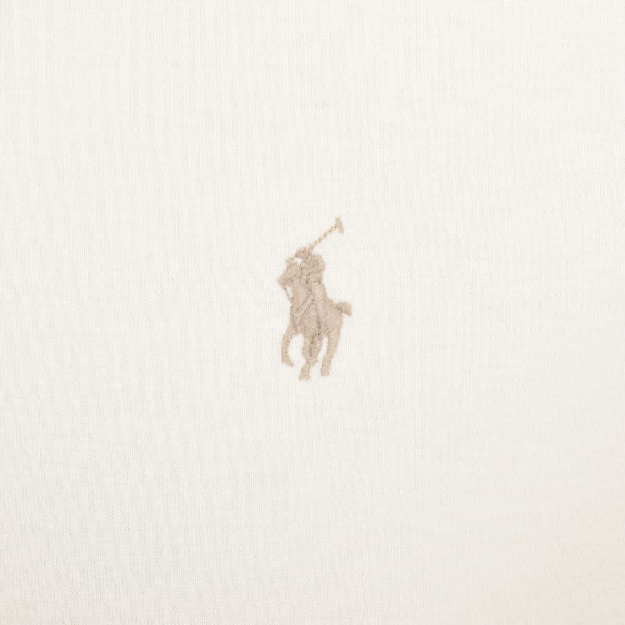 Image number 3 for Ralph Lauren Quarter Zip Sweatshirt Cream