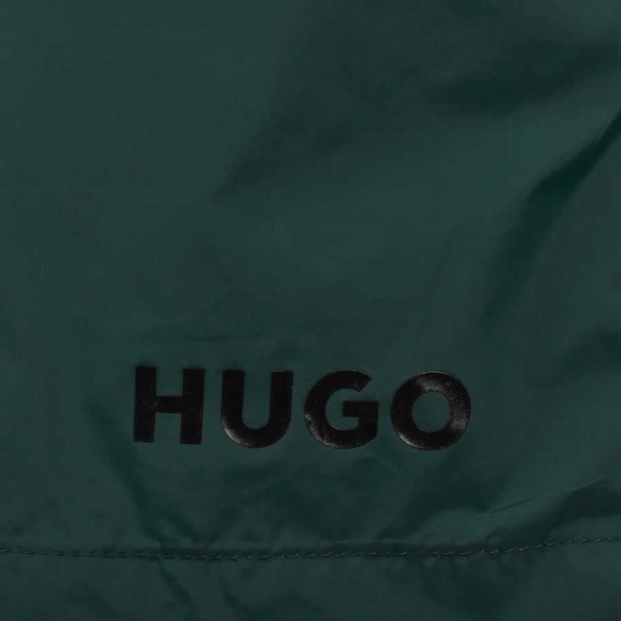 Image number 3 for HUGO Hati Swim Shorts Green