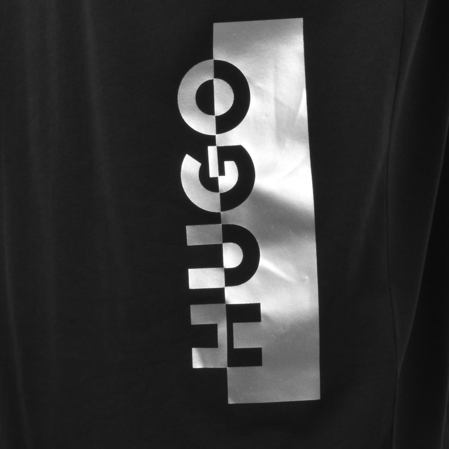 Image number 3 for HUGO Silver T Shirt Black