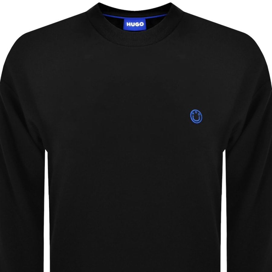 Image number 2 for HUGO Blue Ninnyo Sweatshirt Black
