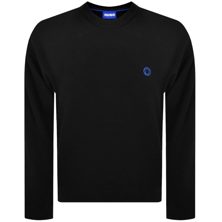 Image number 1 for HUGO Blue Ninnyo Sweatshirt Black