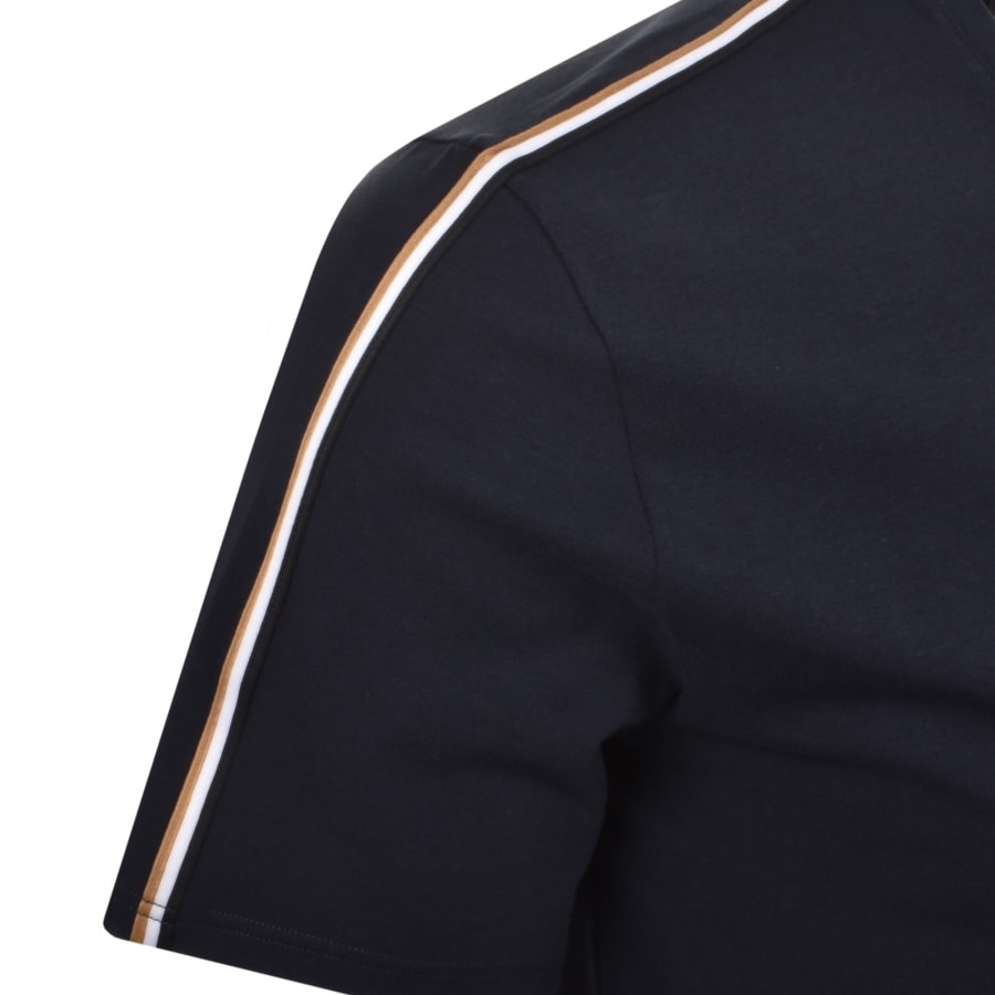 Image number 4 for BOSS Unique T Shirt Dark Blue