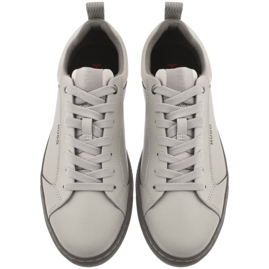 Image number 3 for HUGO Morrie Tennis Trainers Grey
