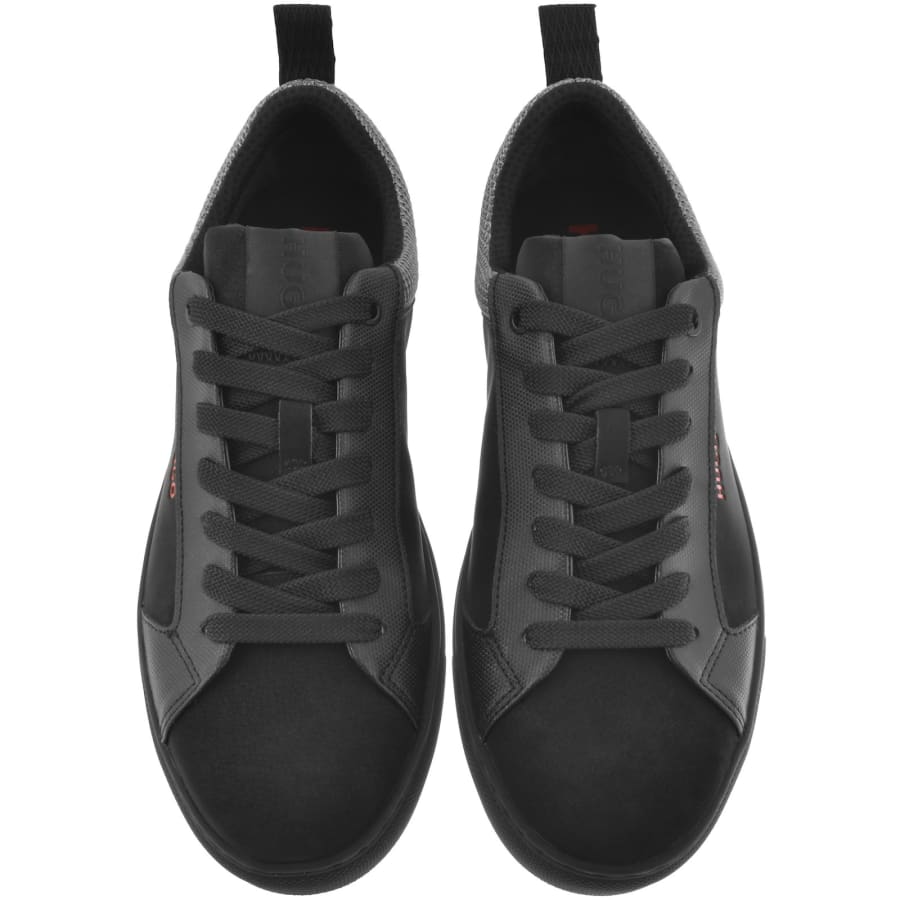 Image number 3 for HUGO Morrie Tennis Trainers Black