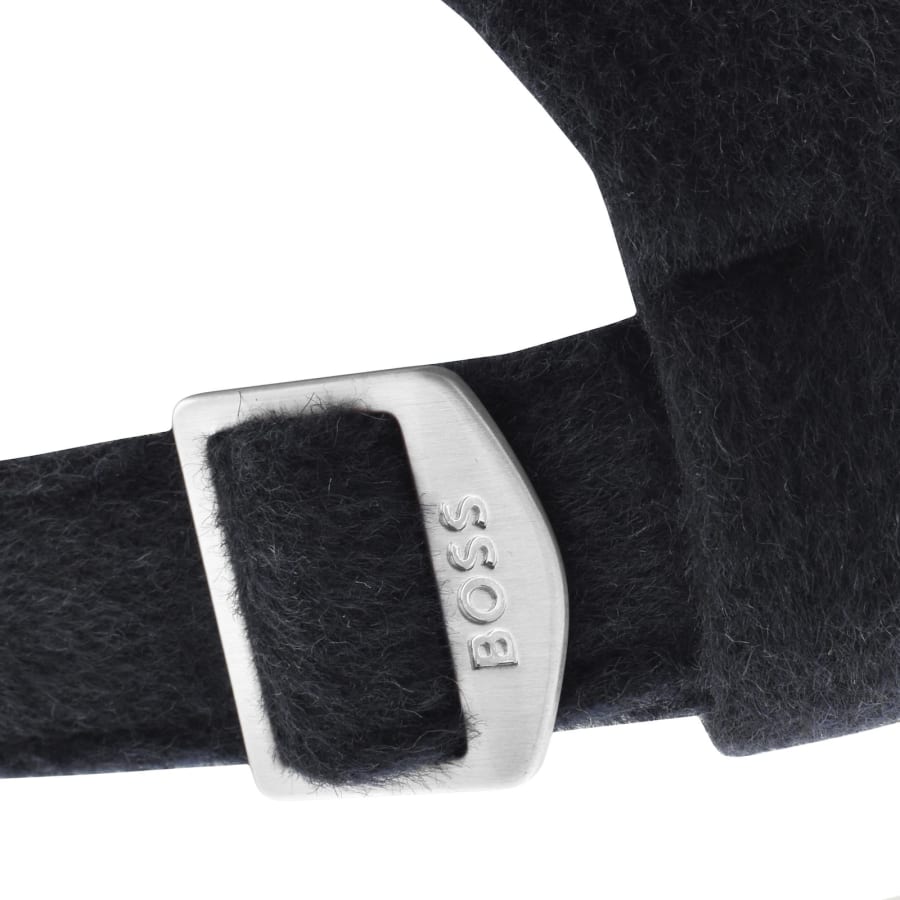 Image number 3 for BOSS Zed Wool Silk Blend Baseball Cap Navy