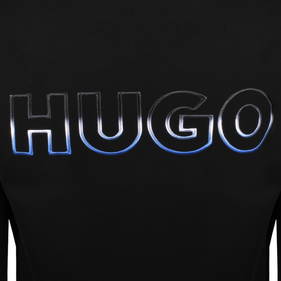 Image number 3 for HUGO Blue Nogocrew Sweatshirt Black