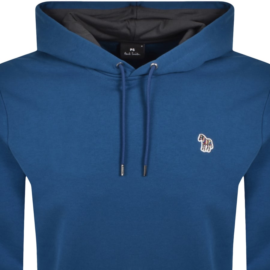 Image number 2 for Paul Smith Zebra Hoodie Blue