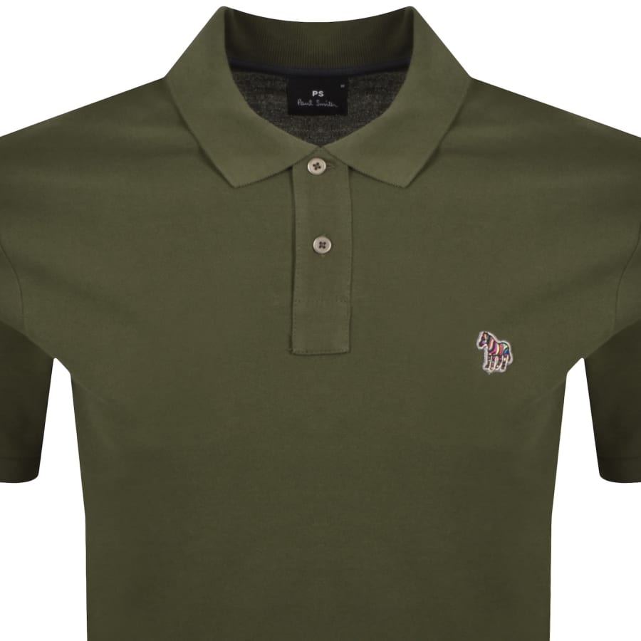 Image number 2 for Paul Smith Zebra Polo T Shirt Green