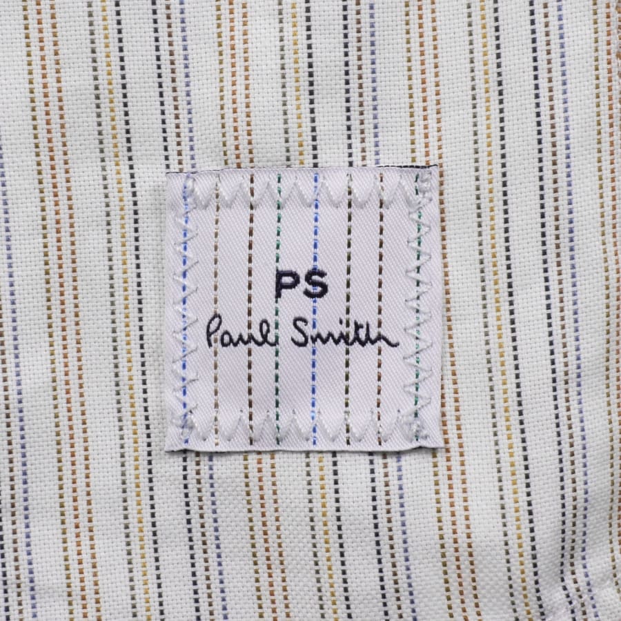 Image number 3 for Paul Smith Long Sleeve Stripe Shirt White
