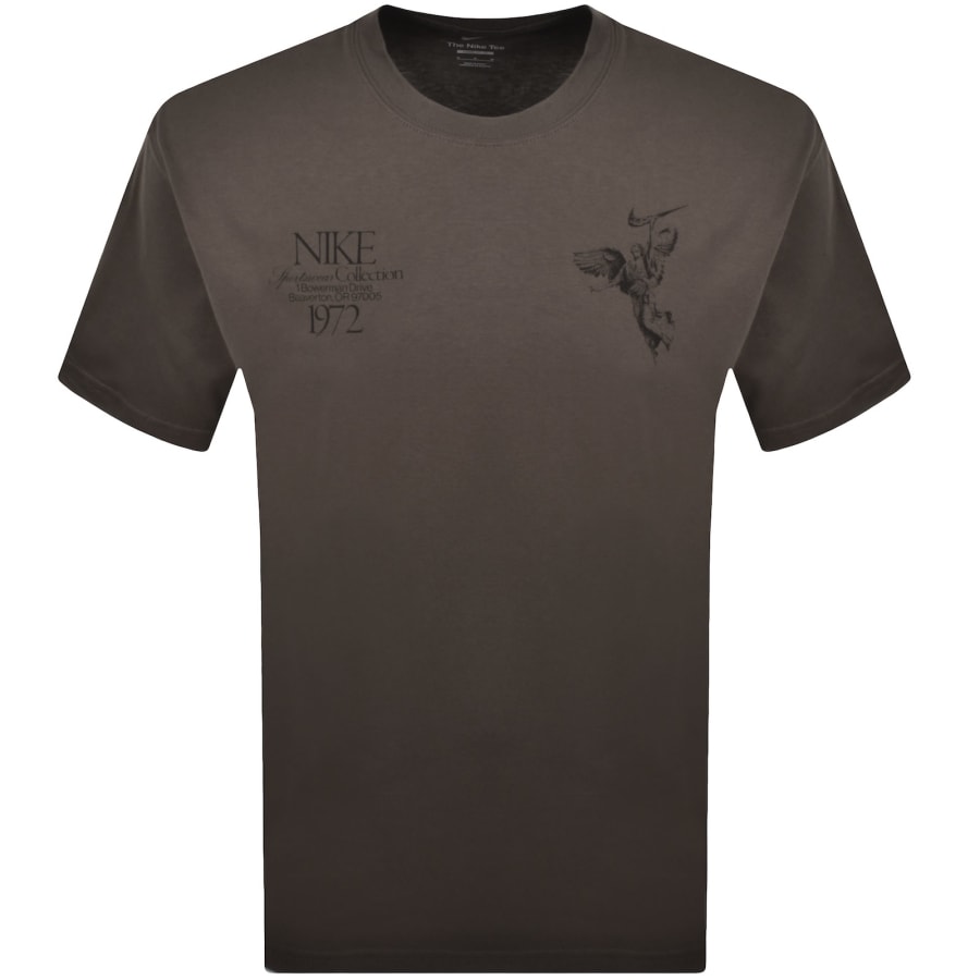Image number 2 for Nike Wings Victory T Shirt Brown