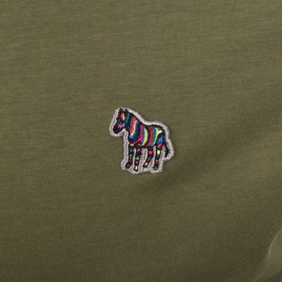 Image number 3 for Paul Smith Zebra T Shirt Green