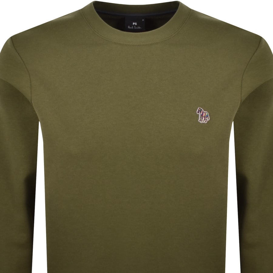 Image number 2 for Paul Smith Zebra Sweatshirt Green