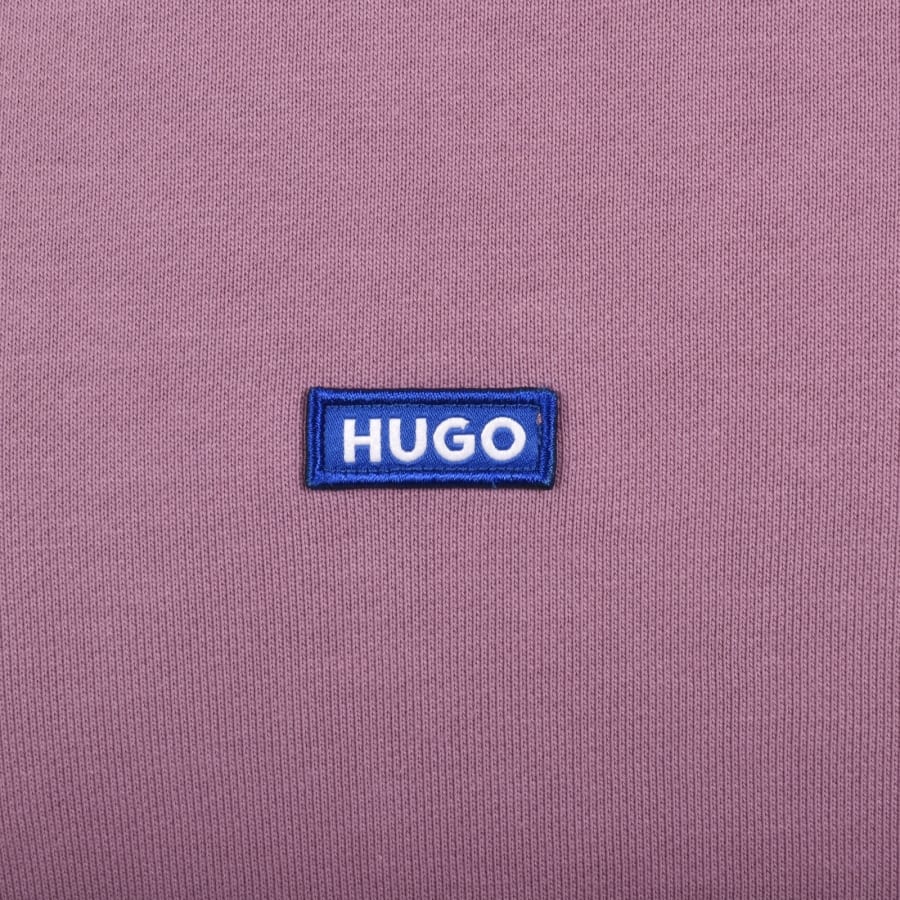 Image number 3 for HUGO Blue Nalonso Hoodie Pink