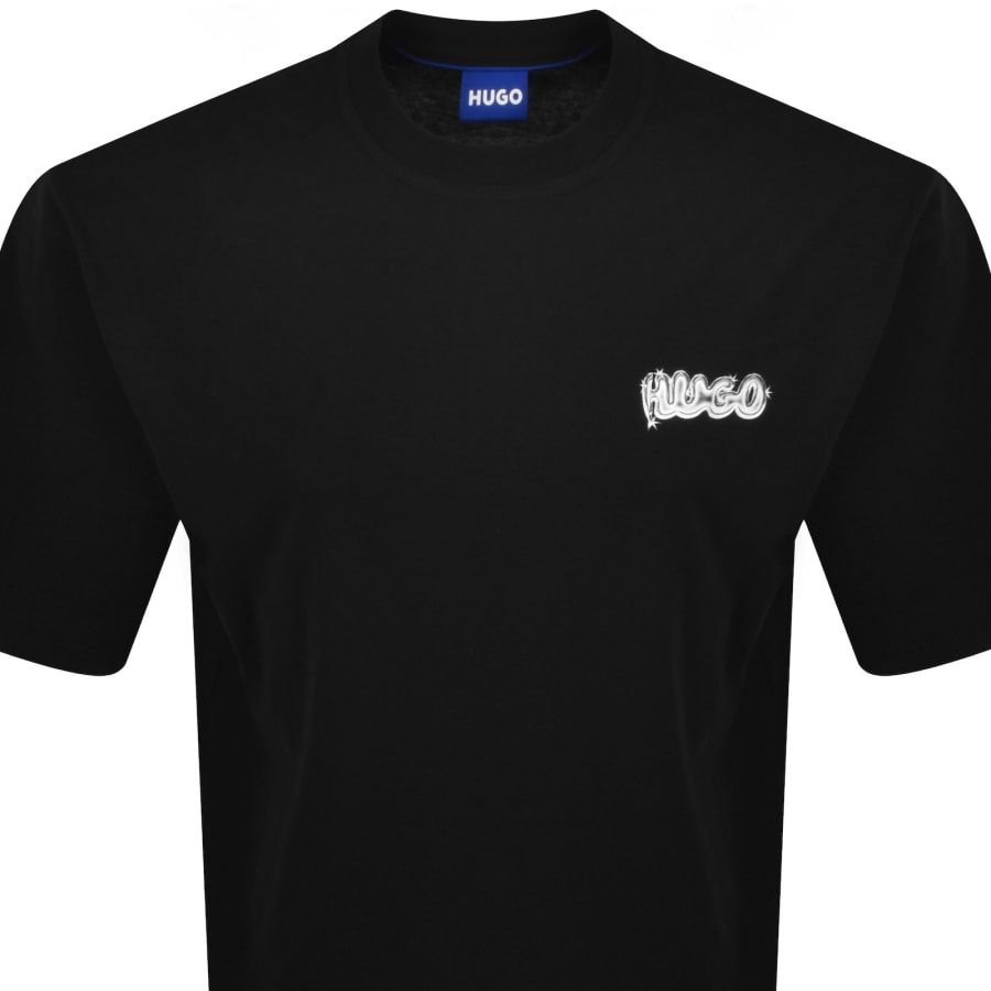 Image number 3 for HUGO Blue Nyrotee T Shirt Black