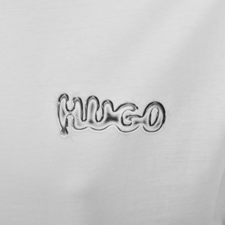 Image number 4 for HUGO Blue Nyrotee T Shirt White