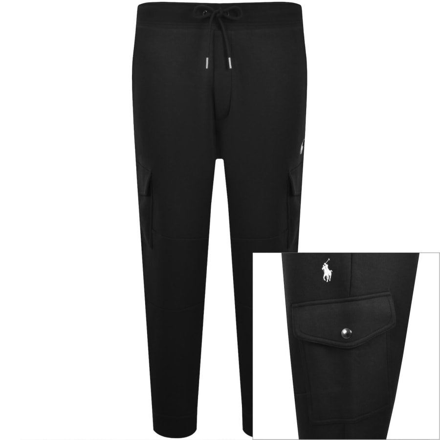Image number 1 for Ralph Lauren Cargo Joggers Black