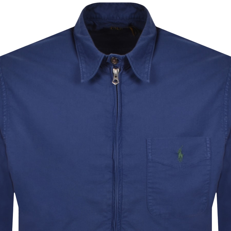 Image number 2 for Ralph Lauren Overshirt Freshwater Blue