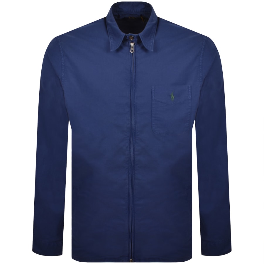 Image number 1 for Ralph Lauren Overshirt Freshwater Blue