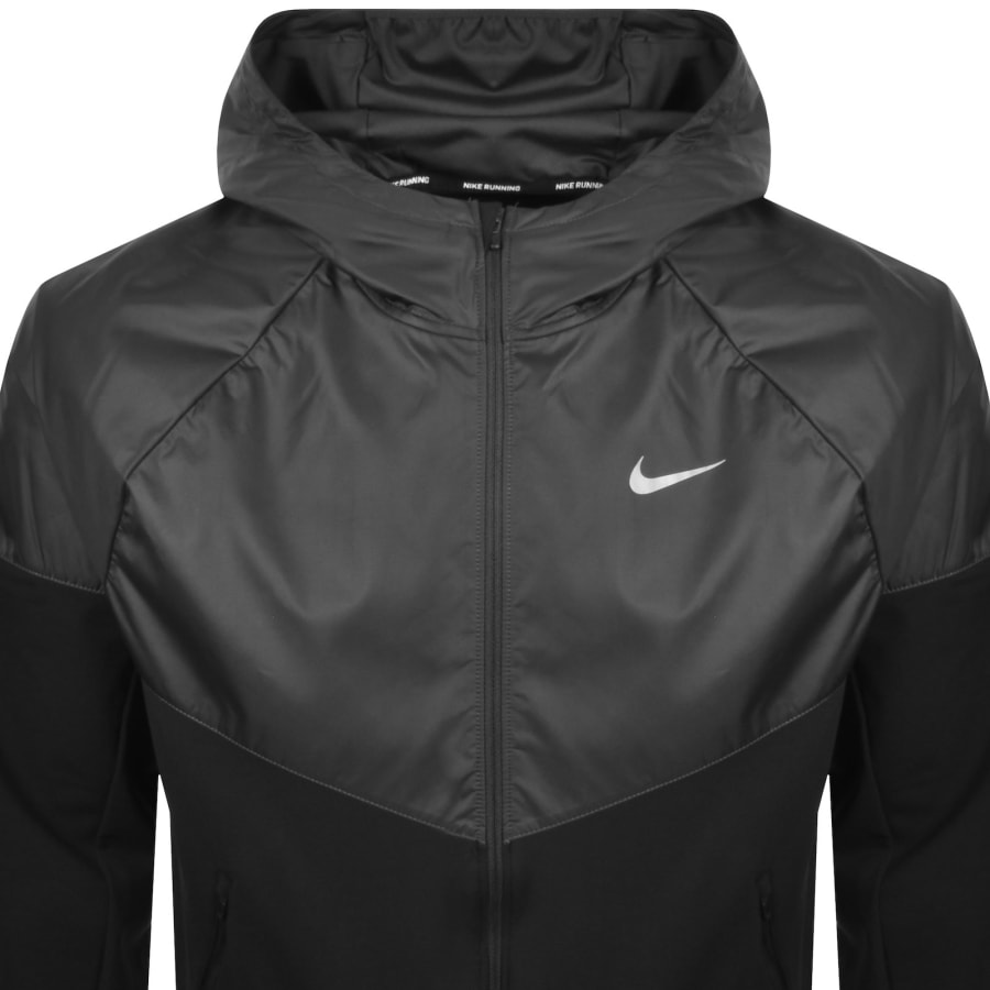 Image number 2 for Nike Running Miler Running Jacket Black