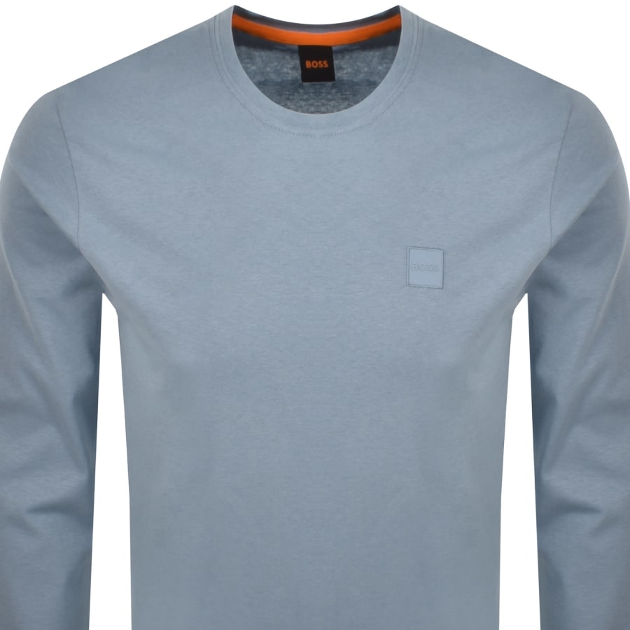 Image number 2 for BOSS Tacks T Shirt Light Blue