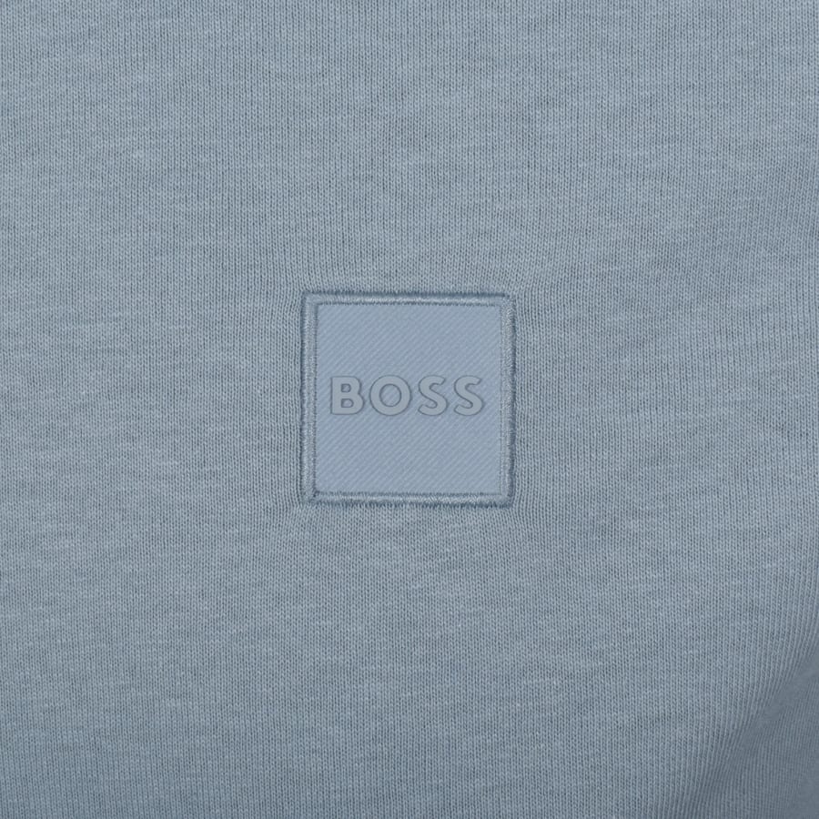 Image number 3 for BOSS Tacks T Shirt Light Blue