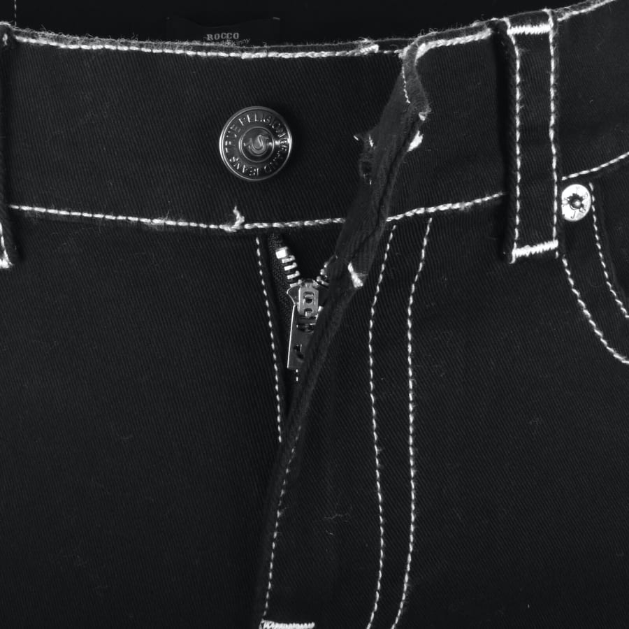 Image number 5 for True Religion Rocco Painted Jeans Black