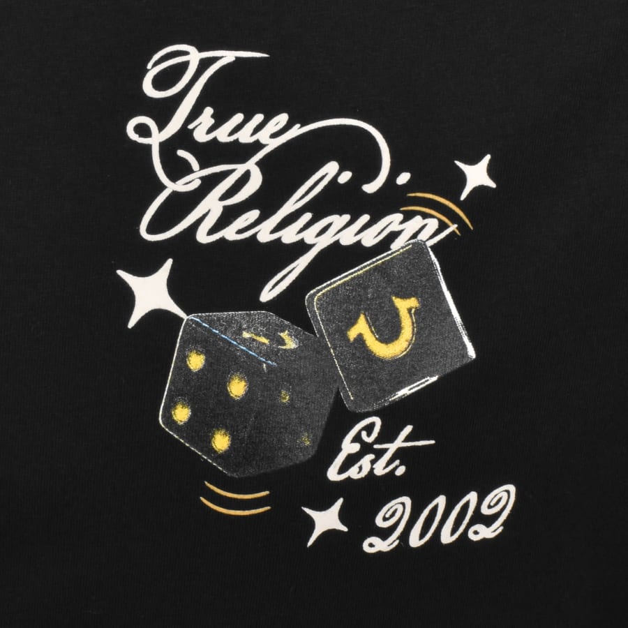 Image number 4 for True Religion Dice T Shirt Black