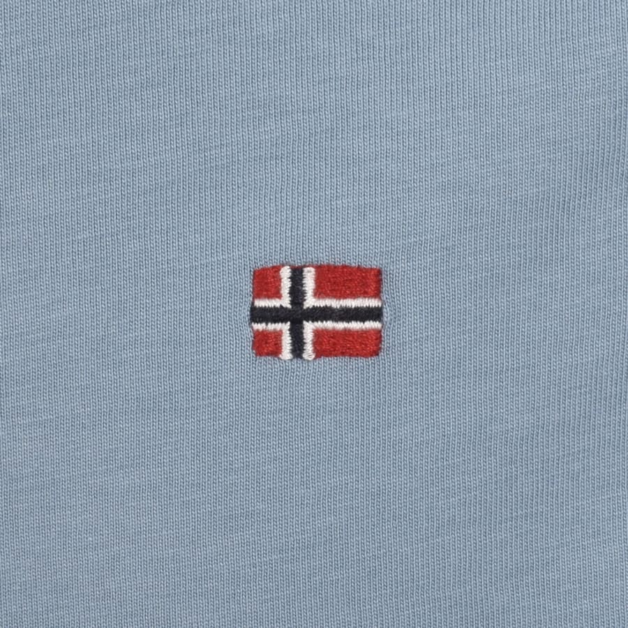 Image number 3 for Napapijri Salis Sum Logo T Shirt Blue