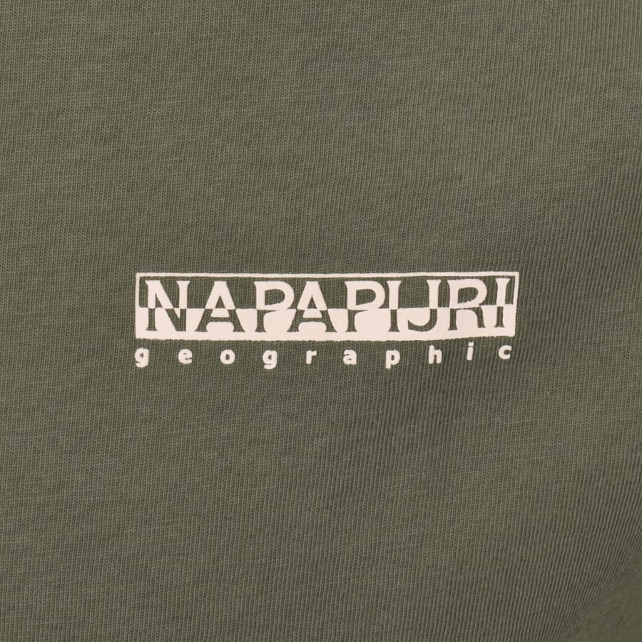 Image number 3 for Napapijri S-Small Box T Shirt Green