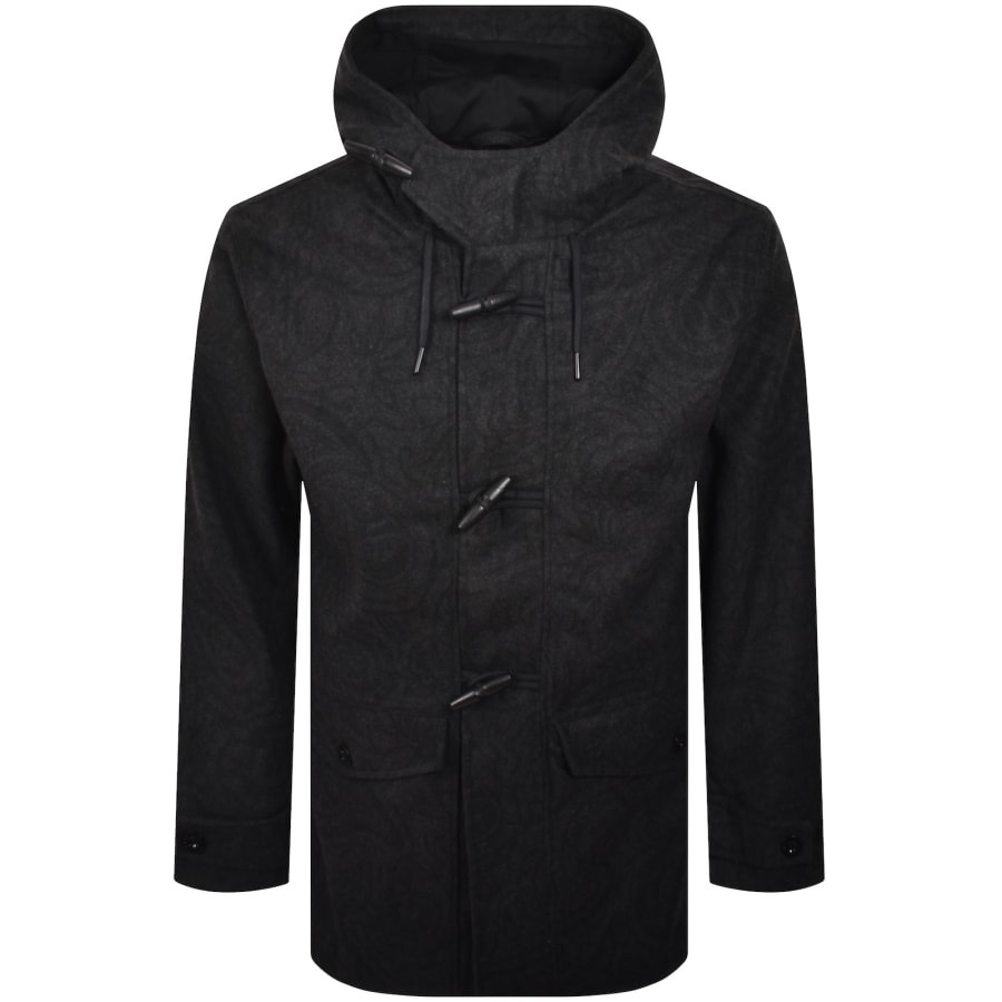 Image number 1 for Pretty Green Randolph Duffle Coat Black