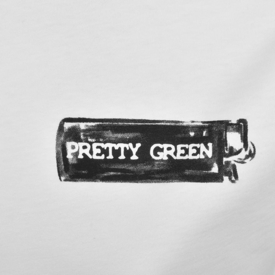 Image number 4 for Pretty Green Lighter T Shirt White
