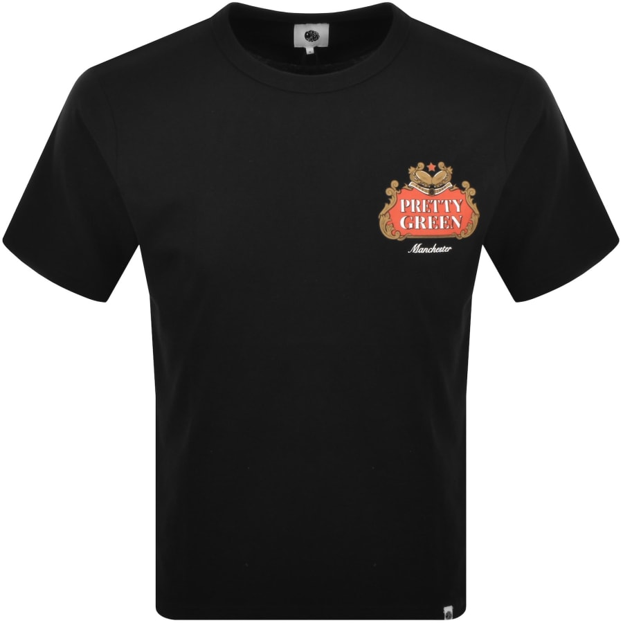 Image number 2 for Pretty Green Nelson T Shirt Black