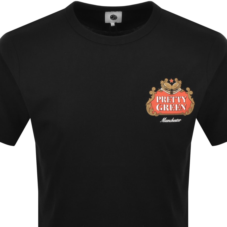 Image number 3 for Pretty Green Nelson T Shirt Black