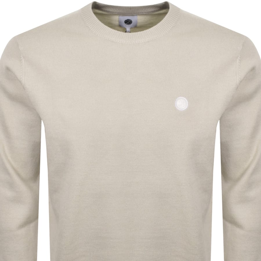 Image number 2 for Pretty Green Knit Jumper Beige