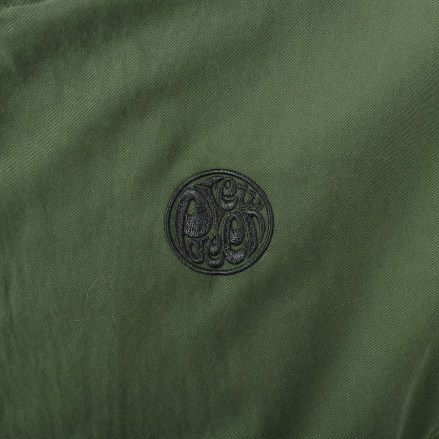 Image number 3 for Pretty Green Feltham Hooded Jacket Green