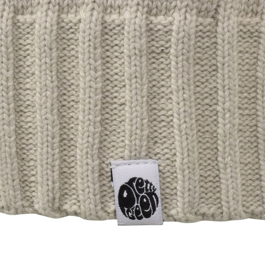 Image number 3 for Pretty Green Paisley Cable Knit Jumper Beige
