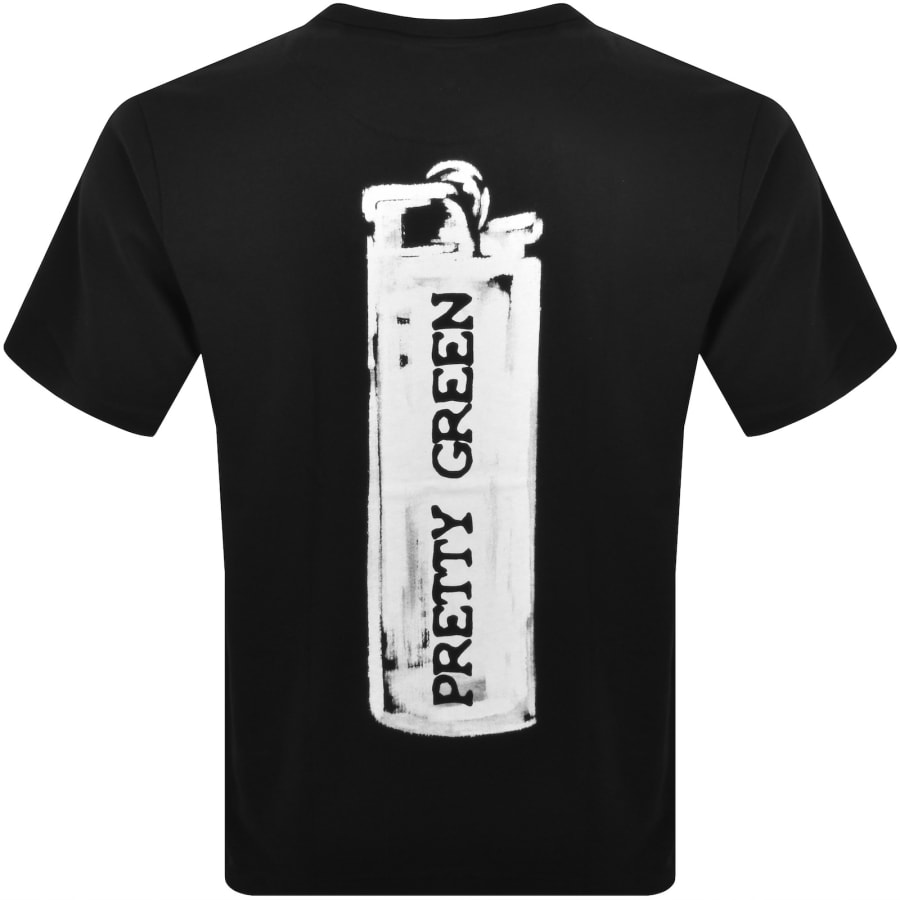 Image number 5 for Pretty Green Lighter T Shirt Black