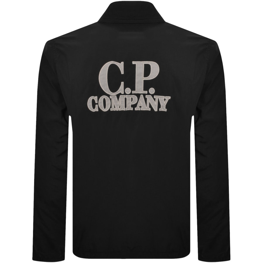 Image number 6 for CP Company Zipped Lens Overshirt Black