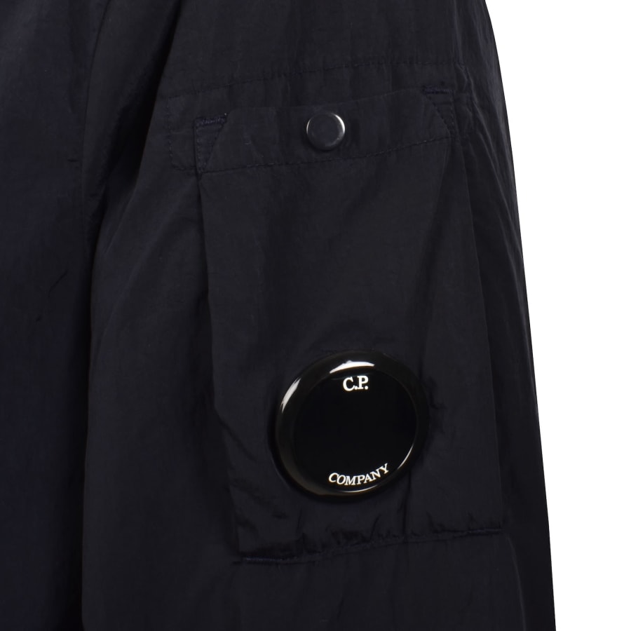 Image number 3 for CP Company Zipped Lens Overshirt Eclipse Navy