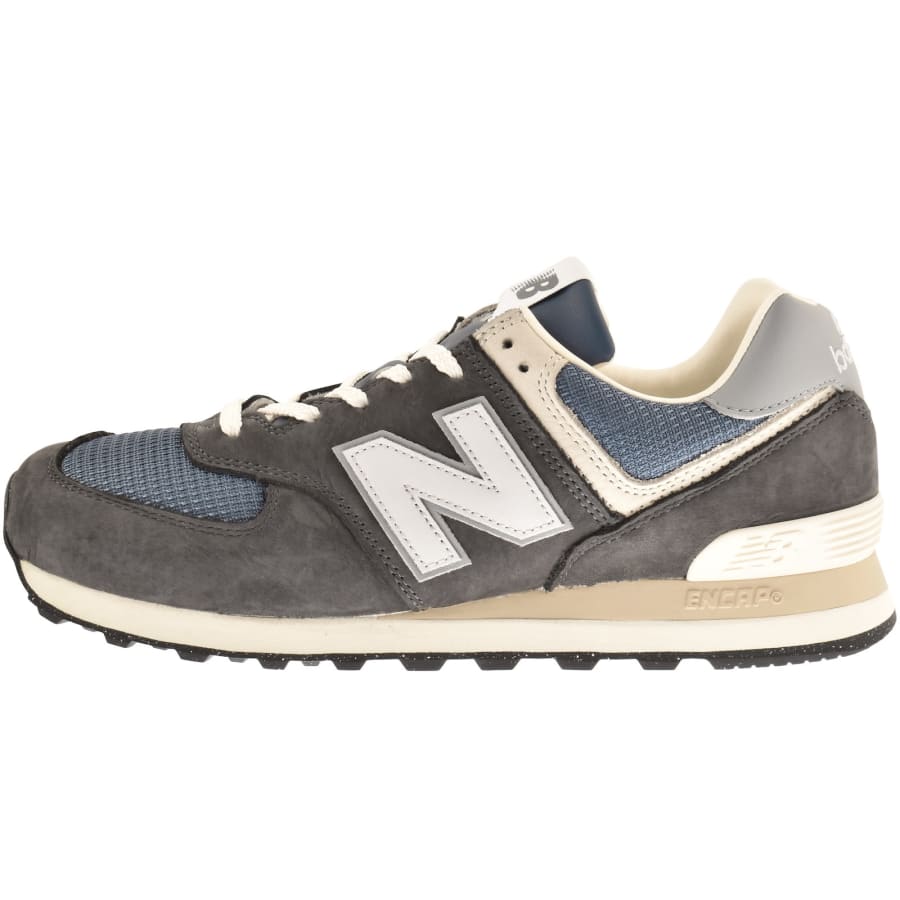 Image number 1 for New Balance 574 Trainers Black Cement