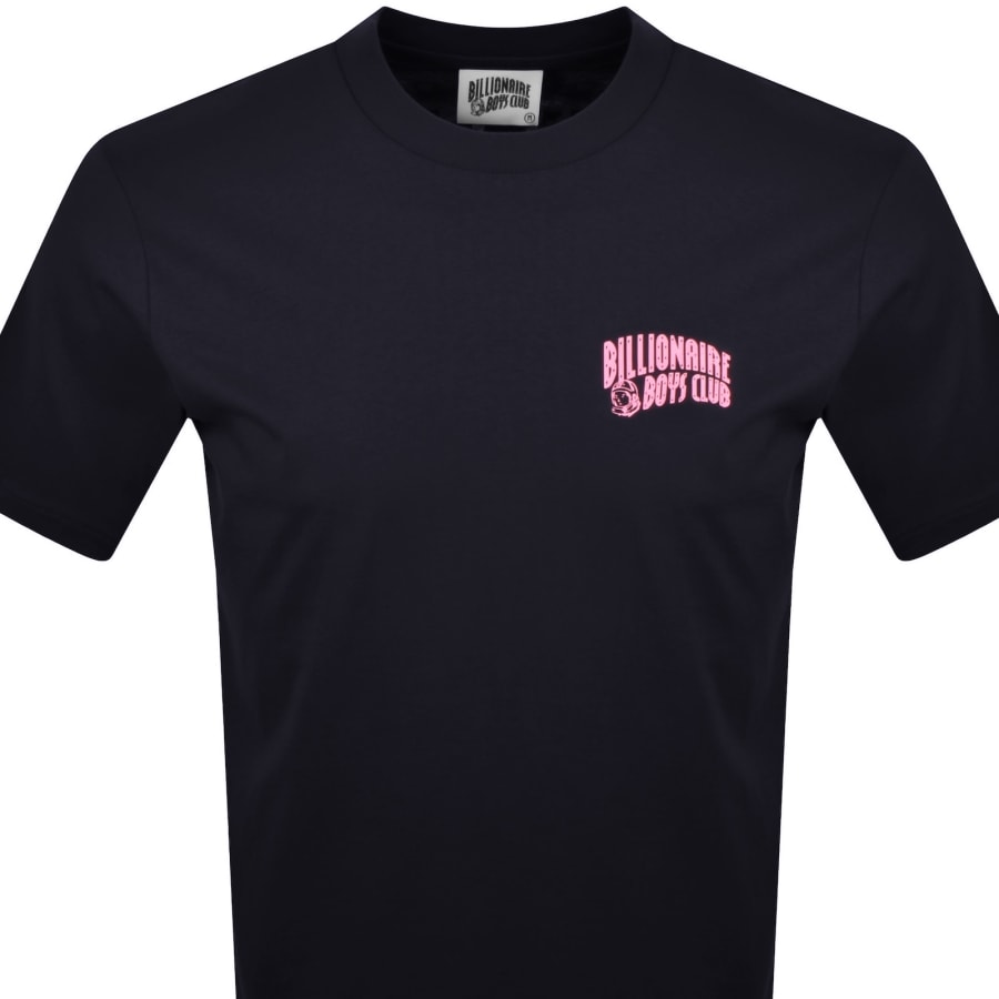 Image number 2 for Billionaire Boys Club Small Arch Logo T Shirt Navy