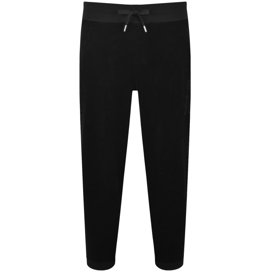 Image number 2 for BOSS Velour Joggers Black