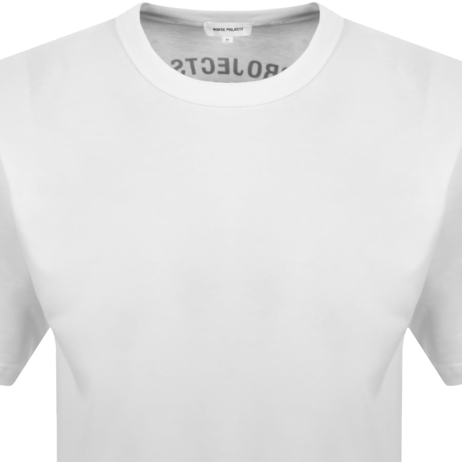 Image number 3 for Norse Projects Simon Arch Print T Shirt White